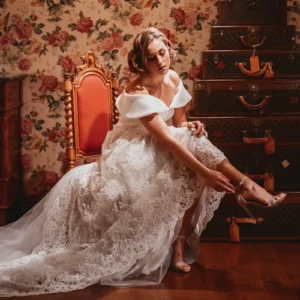 abito da sposa vintage su misura Roma